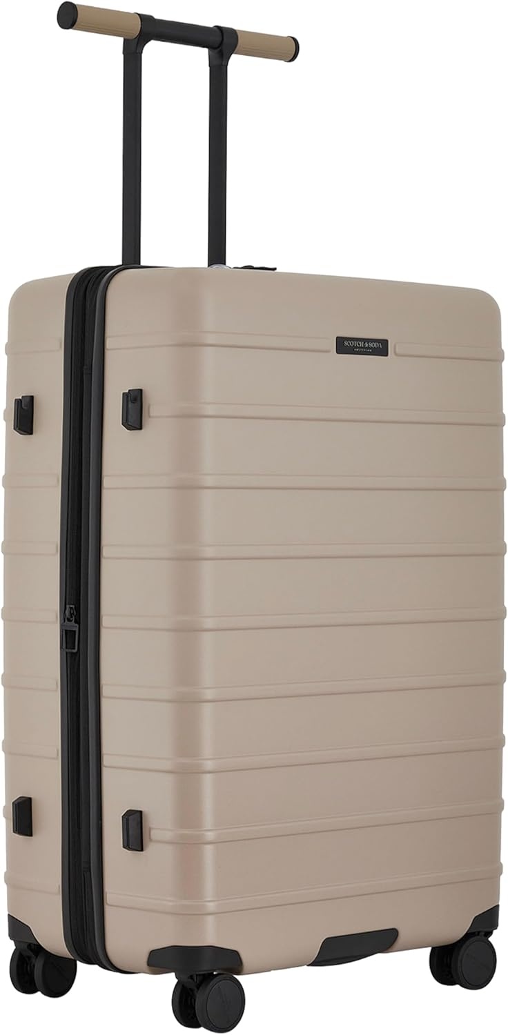 image:imageScotch amp Soda Tilburg Luggage Heritage Blue 24Inch Wide Trunk CheckInPebble
