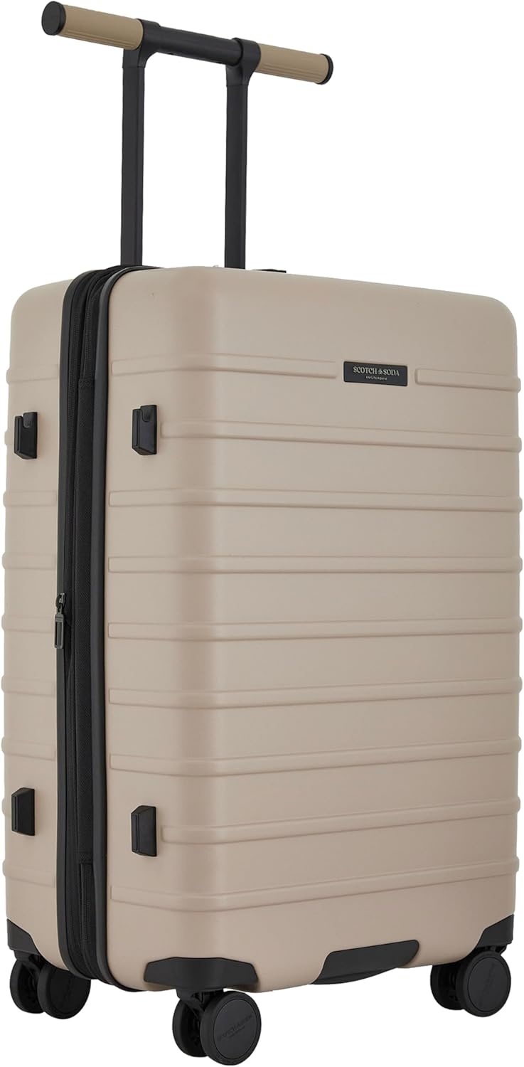 image:imageScotch amp Soda Tilburg Luggage Heritage Blue 24Inch Wide Trunk CheckInPebble