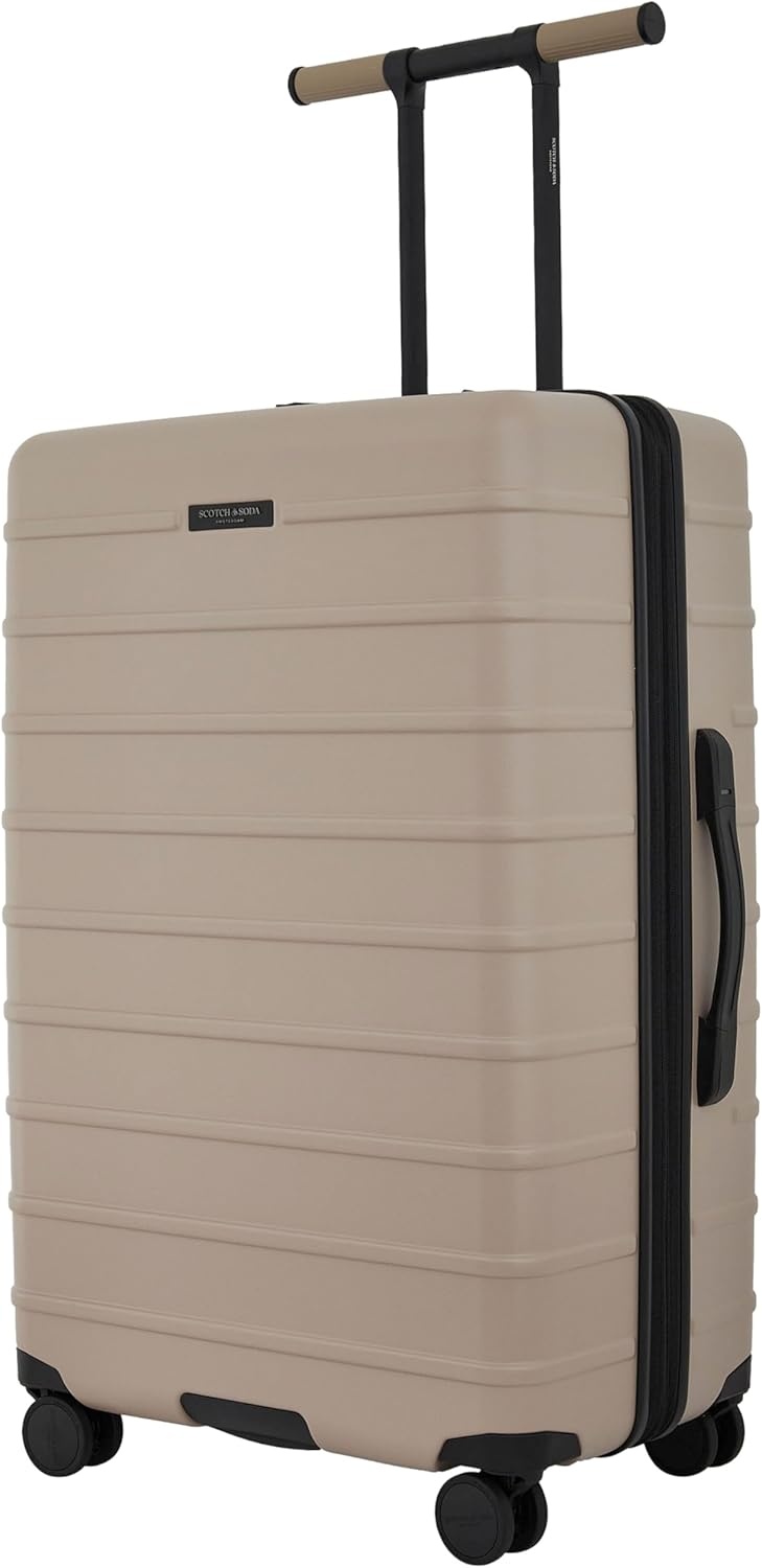 image:imageScotch amp Soda Tilburg Luggage Heritage Blue 24Inch Wide Trunk CheckInPebble