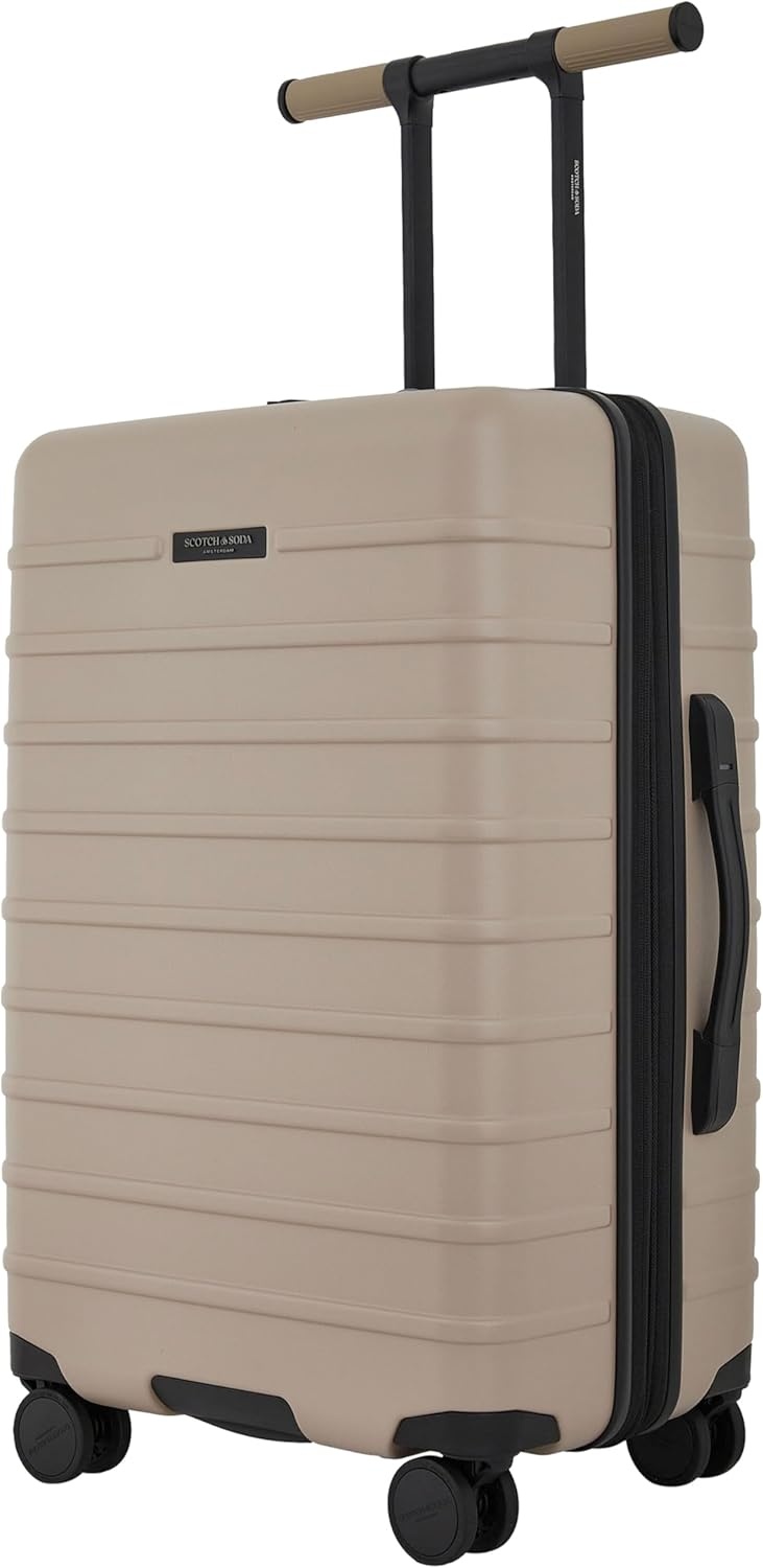 image:imageScotch amp Soda Tilburg Luggage Heritage Blue 24Inch Wide Trunk CheckInPebble