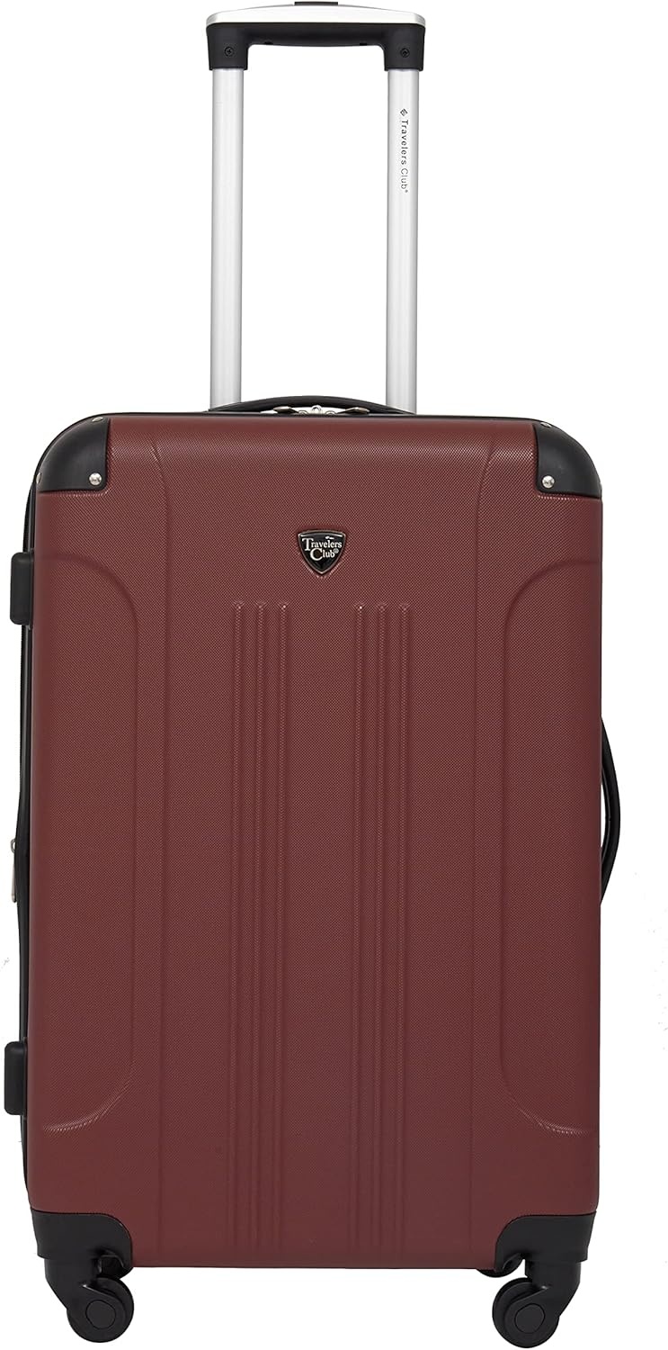 image:imageTravelers Club Chicago Hardside Expandable Spinner Luggage Apple Butter 5 Piece SetApple Butter