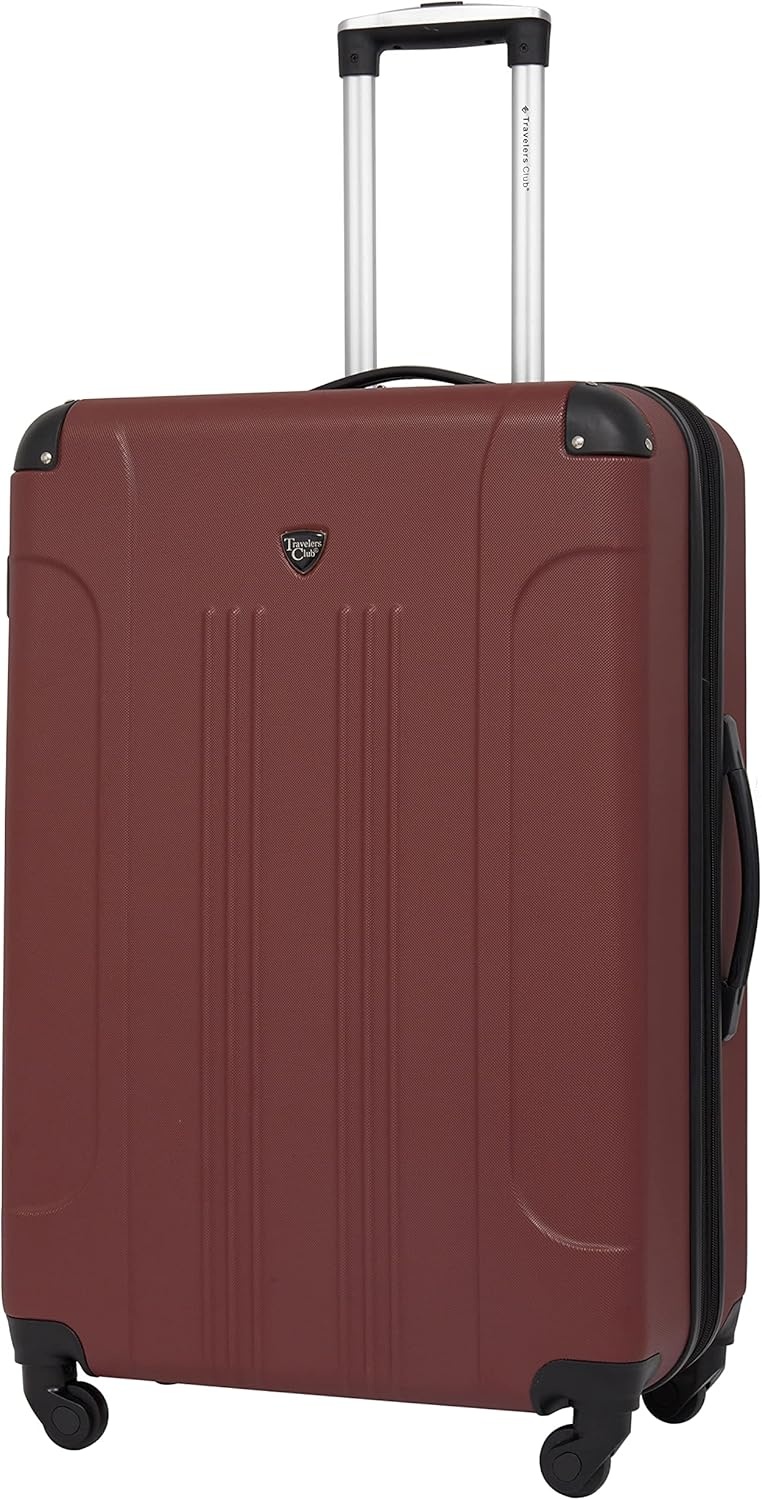 image:imageTravelers Club Chicago Hardside Expandable Spinner Luggage Apple Butter 5 Piece SetApple Butter