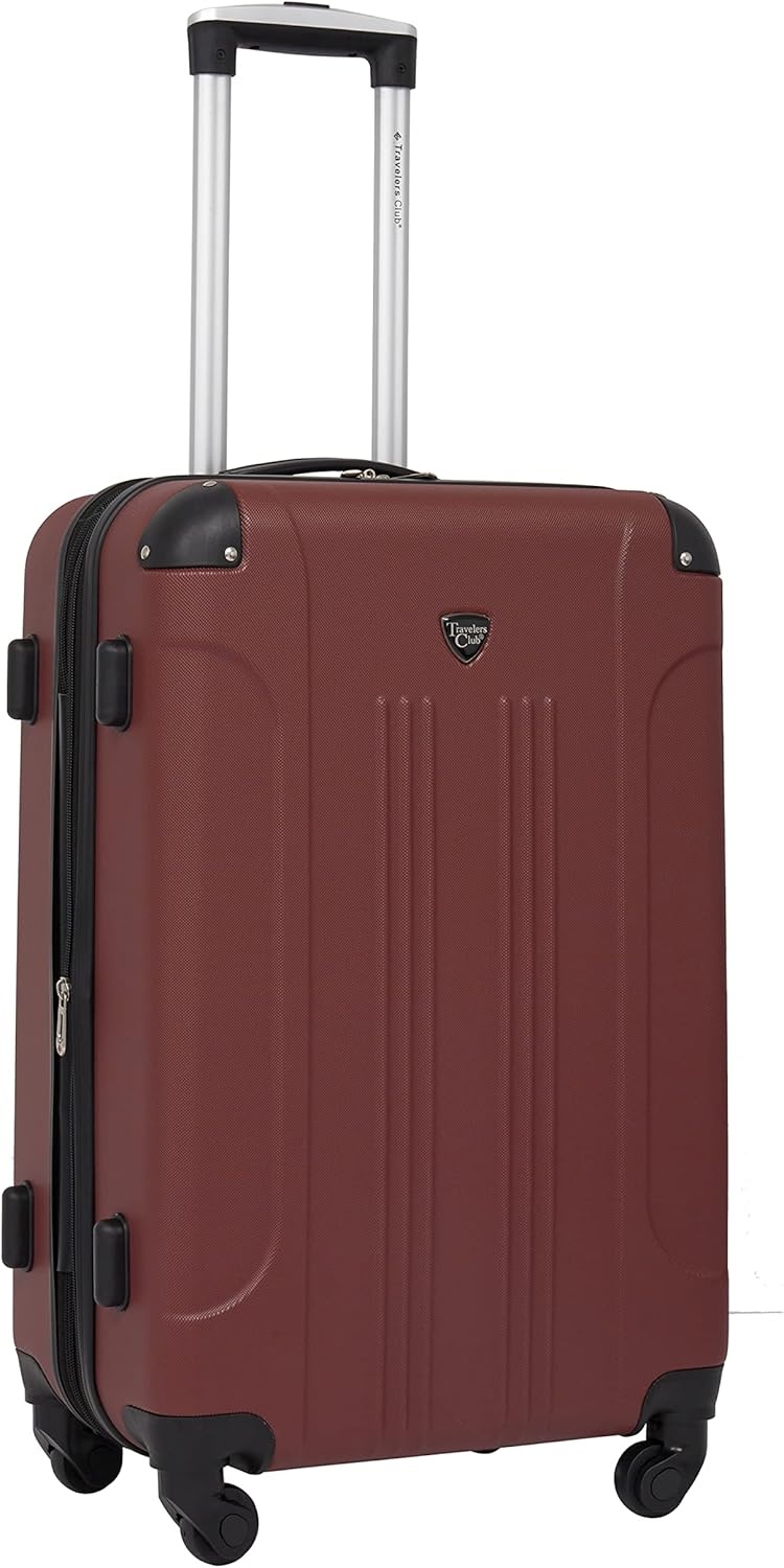 image:imageTravelers Club Chicago Hardside Expandable Spinner Luggage Apple Butter 5 Piece SetApple Butter
