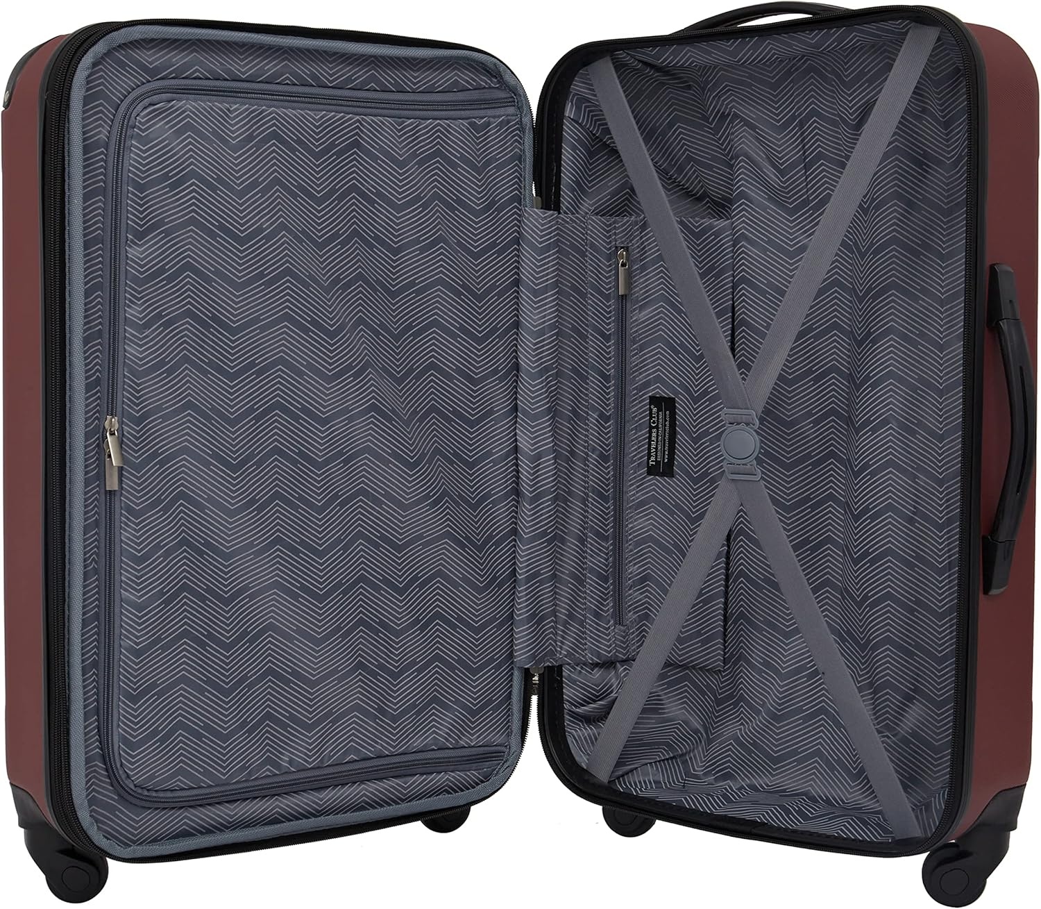 image:imageTravelers Club Chicago Hardside Expandable Spinner Luggage Apple Butter 5 Piece SetApple Butter