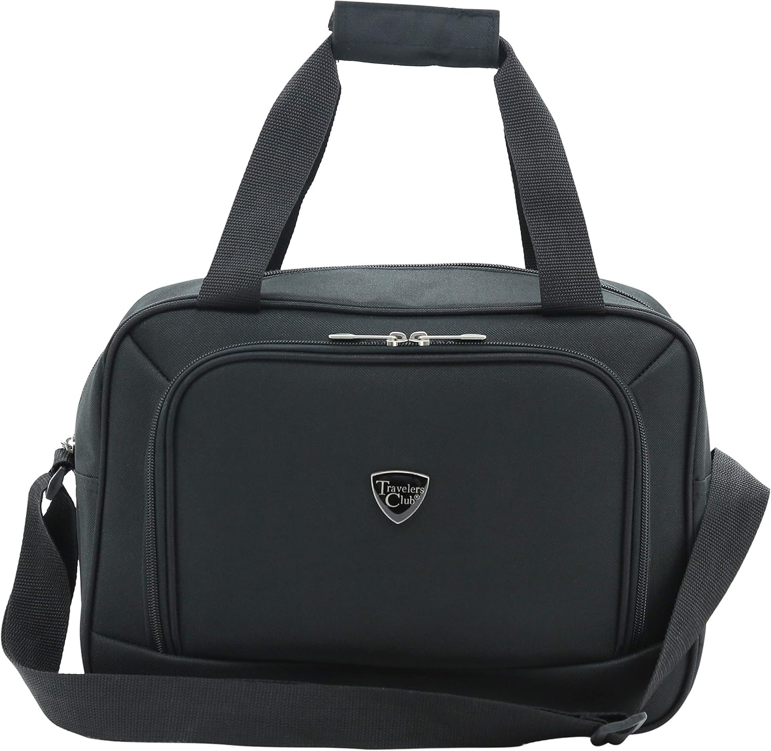 image:imageTravelers Club Chicago Hardside Expandable Spinner Luggage Apple Butter 5 Piece SetBlack