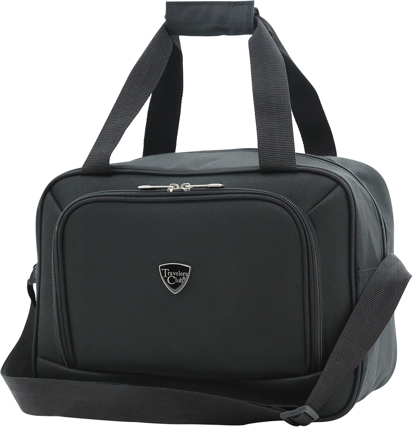 image:imageTravelers Club Chicago Hardside Expandable Spinner Luggage Apple Butter 5 Piece SetBlack