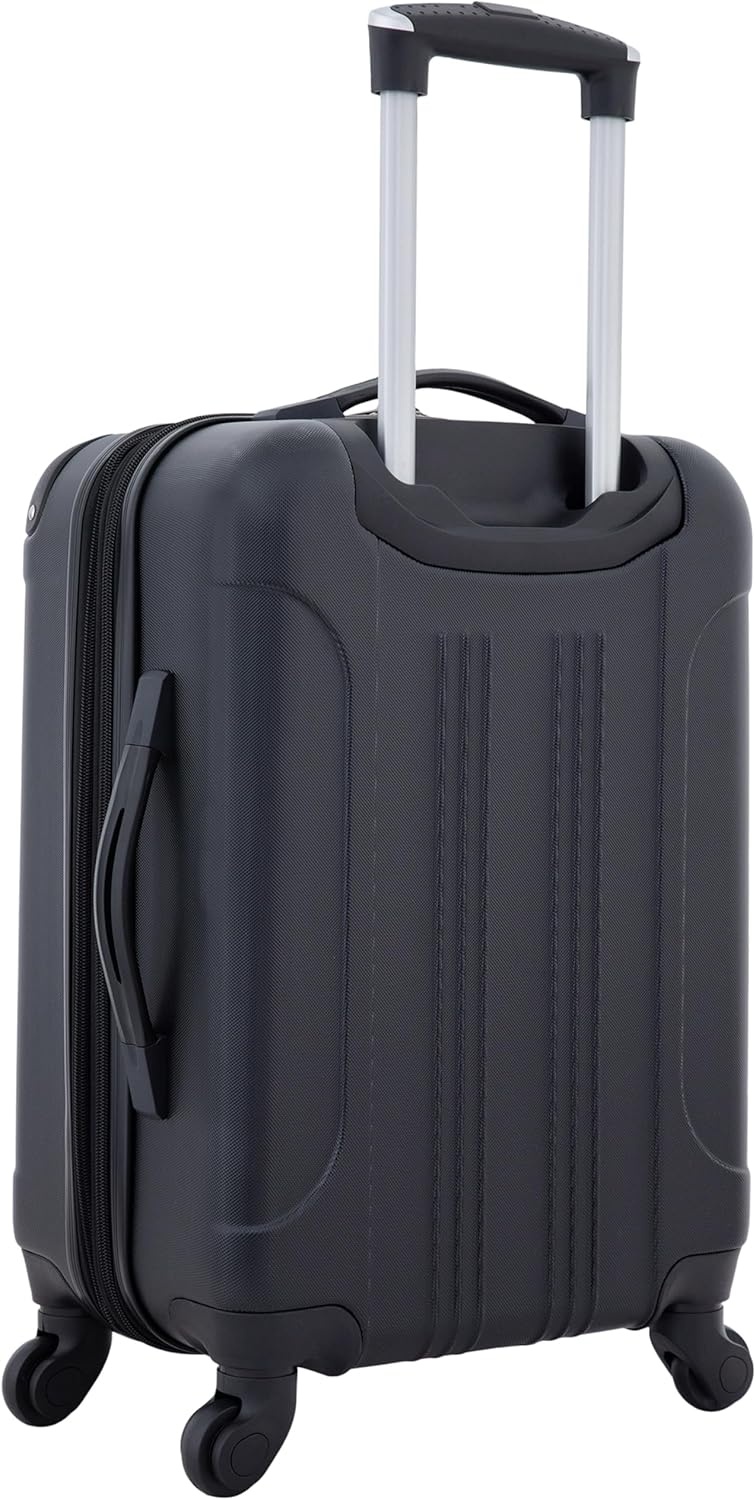 image:imageTravelers Club Chicago Hardside Expandable Spinner Luggage Apple Butter 5 Piece SetBlack