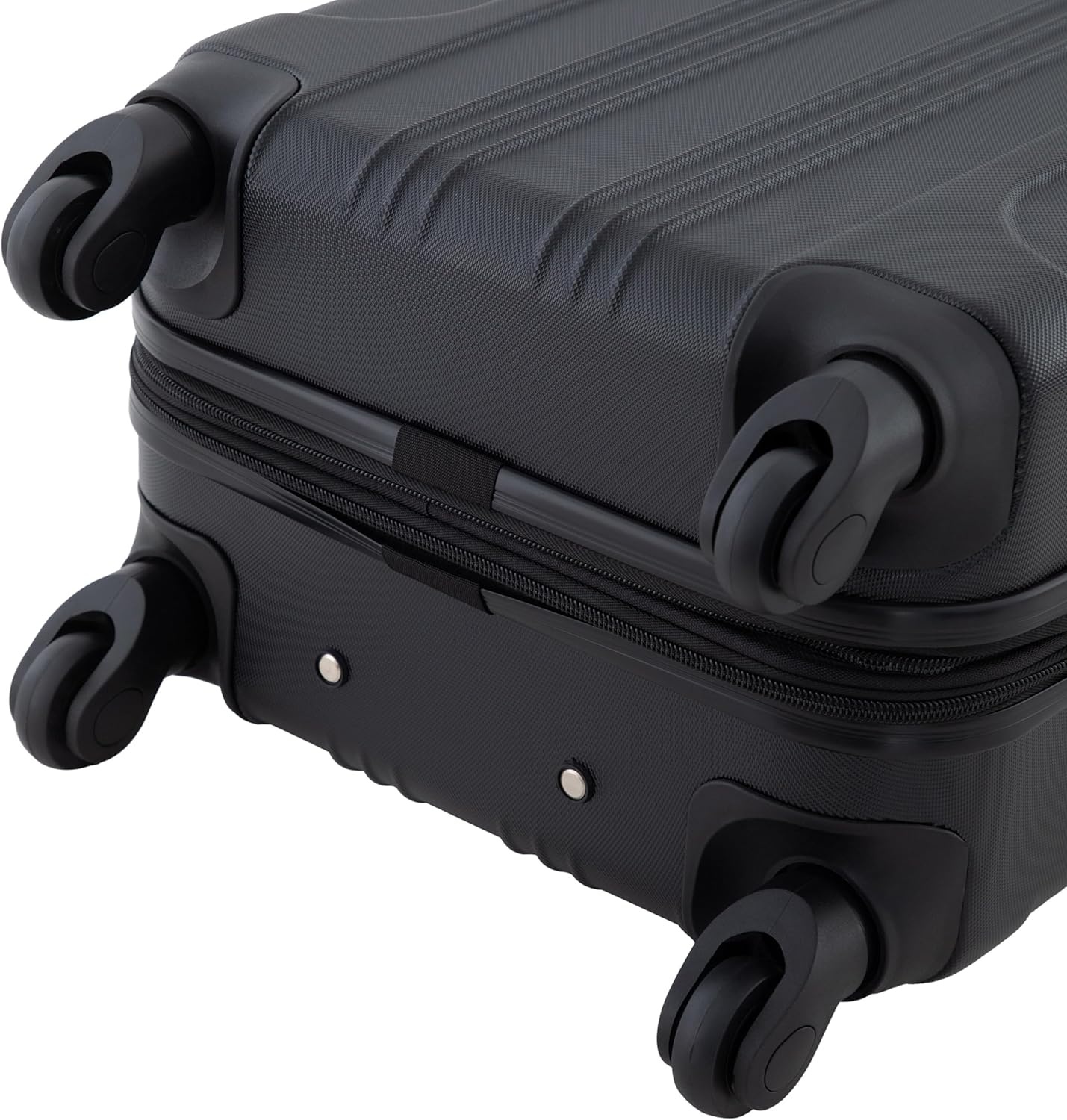 image:imageTravelers Club Chicago Hardside Expandable Spinner Luggage Apple Butter 5 Piece SetBlack