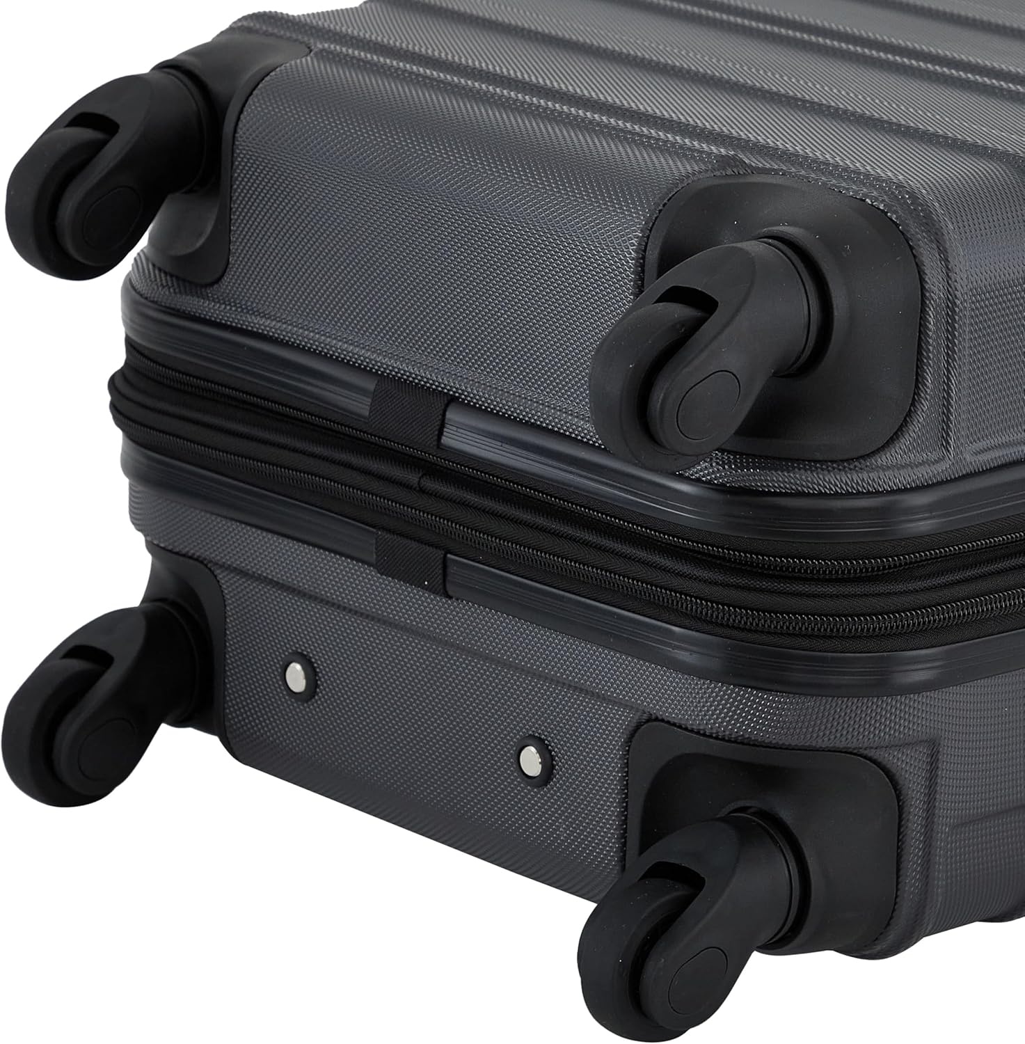 image:imageTravelers Club Chicago Hardside Expandable Spinner Luggage Apple Butter 5 Piece SetBlackened Pearl