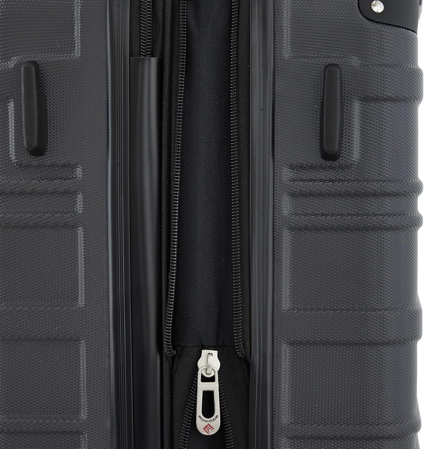 image:imageTravelers Club Chicago Hardside Expandable Spinner Luggage Apple Butter 5 Piece SetBlackened Pearl