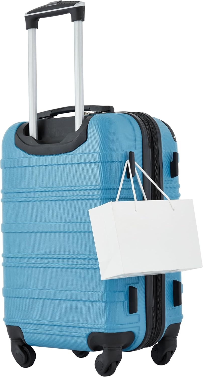 image:imageTravelers Club Chicago Hardside Expandable Spinner Luggage Apple Butter 5 Piece SetBlue Moon