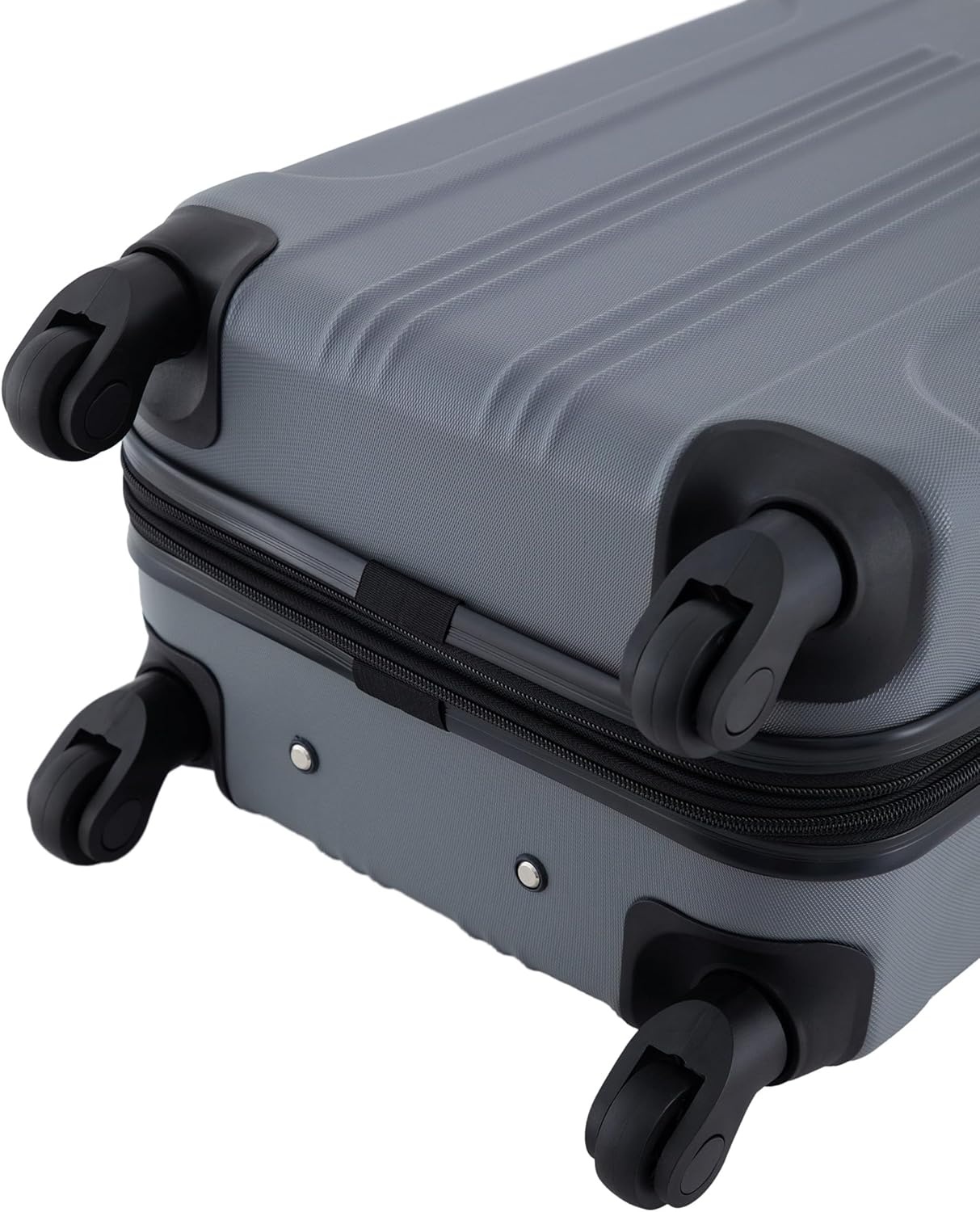 image:imageTravelers Club Chicago Hardside Expandable Spinner Luggage Apple Butter 5 Piece SetCharcoal