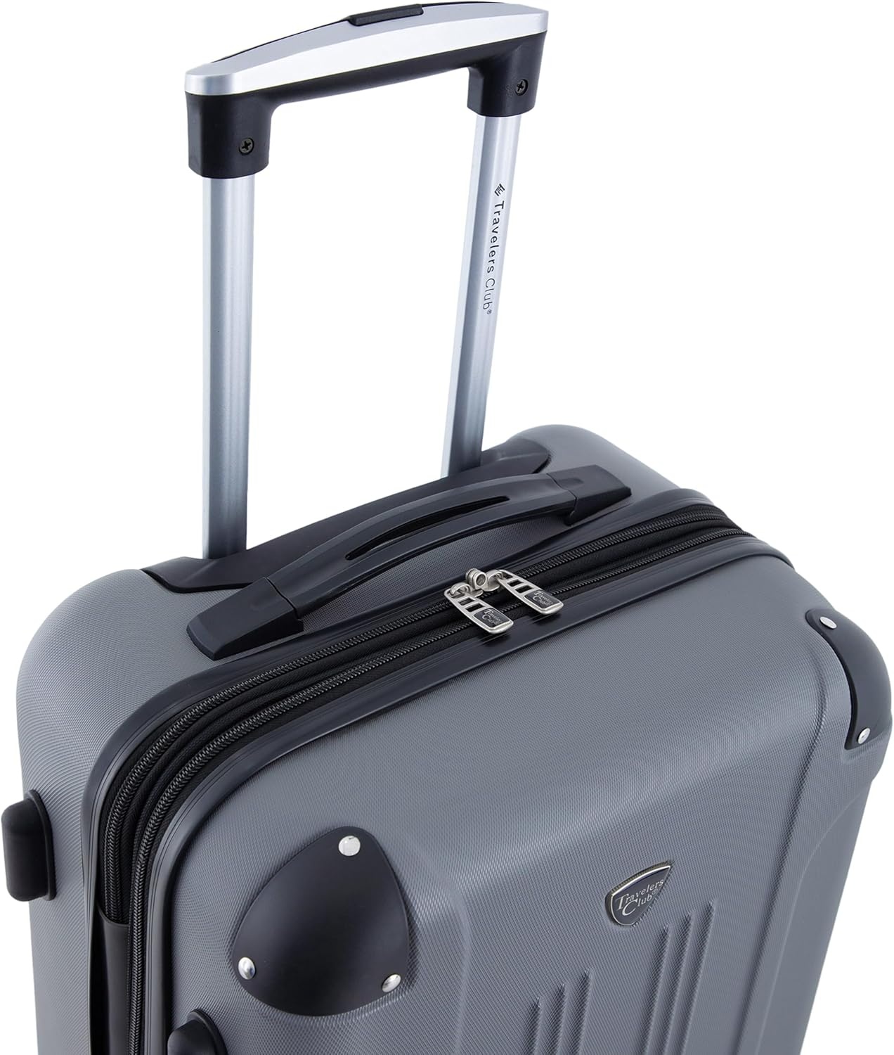 image:imageTravelers Club Chicago Hardside Expandable Spinner Luggage Apple Butter 5 Piece SetCharcoal