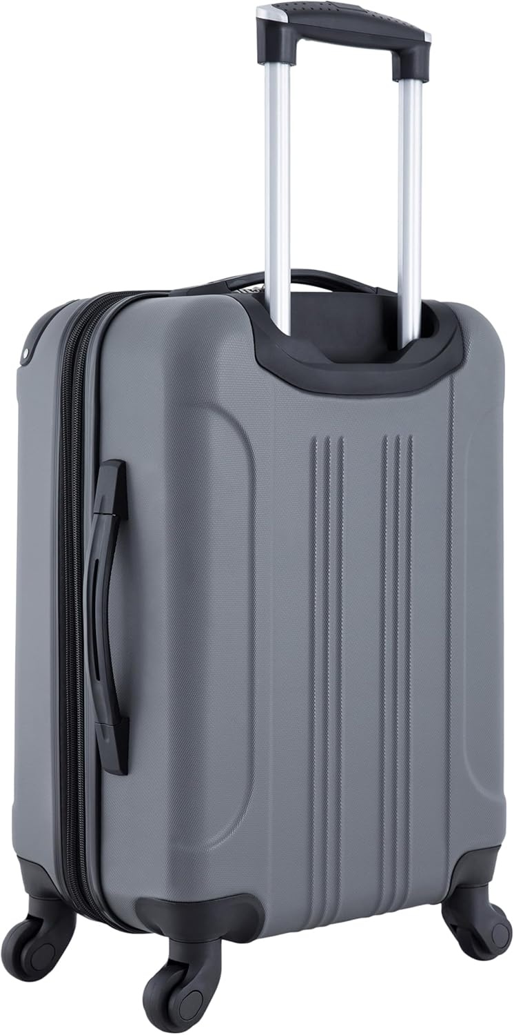 image:imageTravelers Club Chicago Hardside Expandable Spinner Luggage Apple Butter 5 Piece SetCharcoal