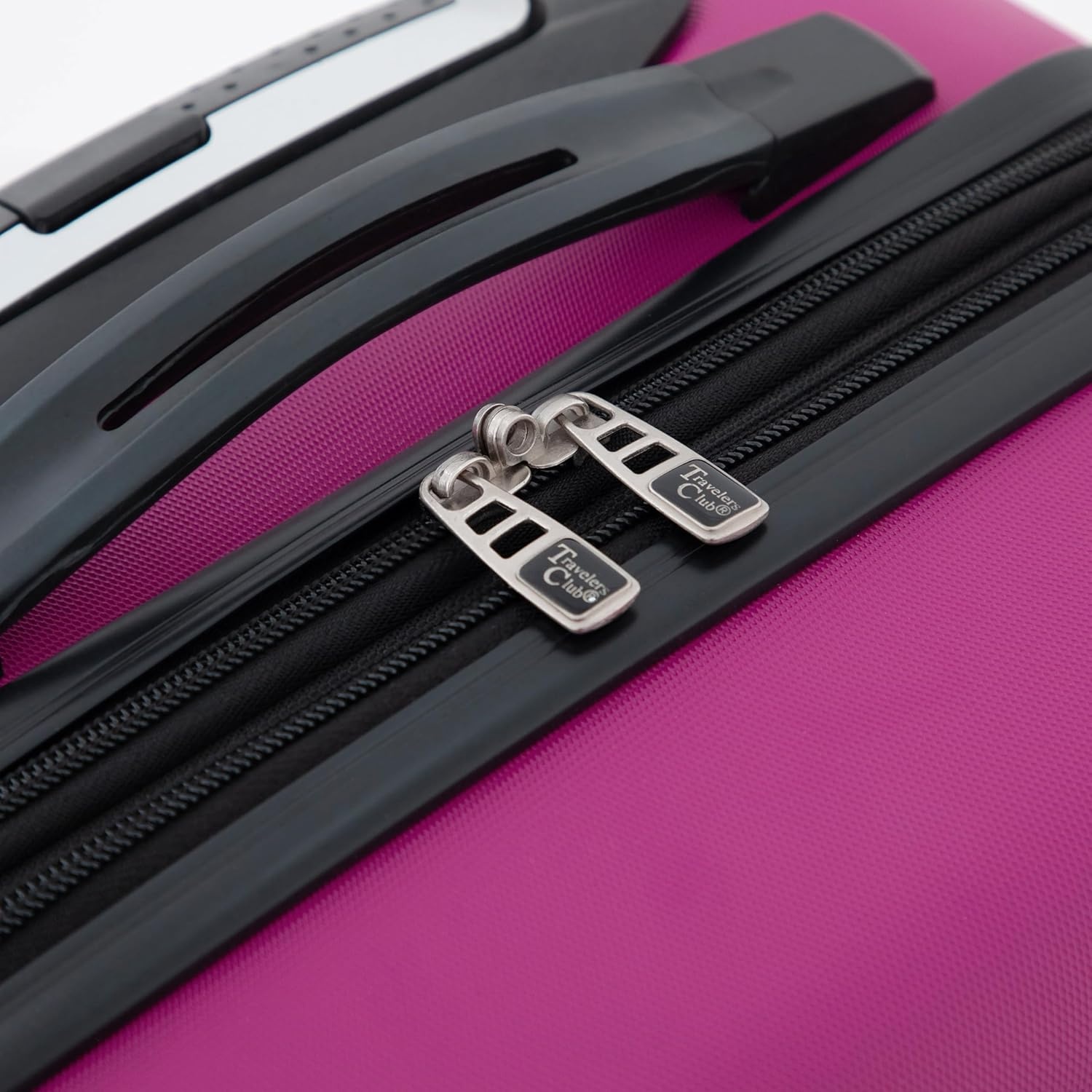 image:imageTravelers Club Chicago Hardside Expandable Spinner Luggage Apple Butter 5 Piece SetFuchsia