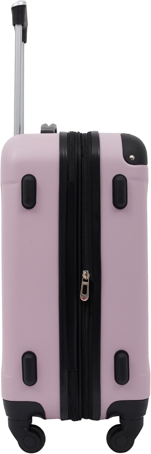 image:imageTravelers Club Chicago Hardside Expandable Spinner Luggage Apple Butter 5 Piece SetLilac