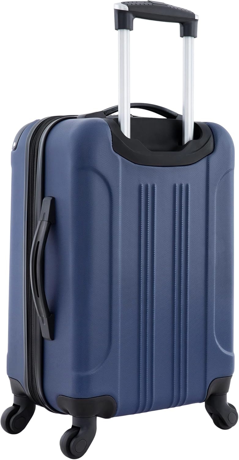 image:imageTravelers Club Chicago Hardside Expandable Spinner Luggage Apple Butter 5 Piece SetNavy Blue