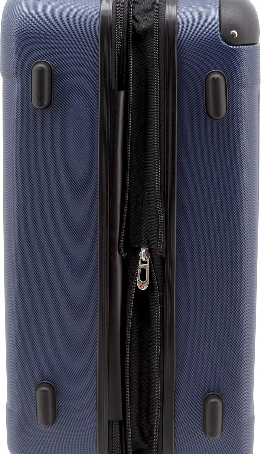 image:imageTravelers Club Chicago Hardside Expandable Spinner Luggage Apple Butter 5 Piece SetNavy Blue