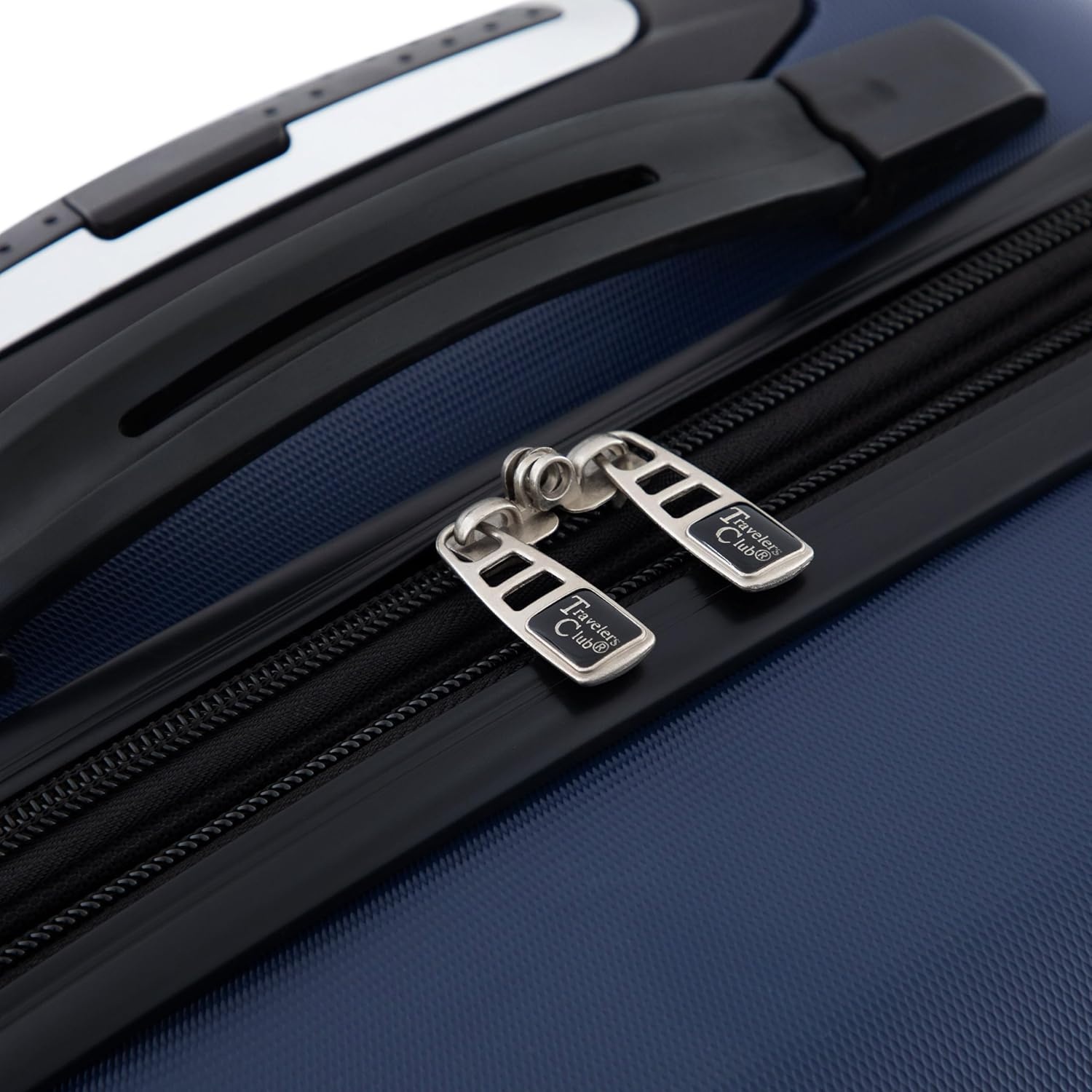 image:imageTravelers Club Chicago Hardside Expandable Spinner Luggage Apple Butter 5 Piece SetNavy Blue