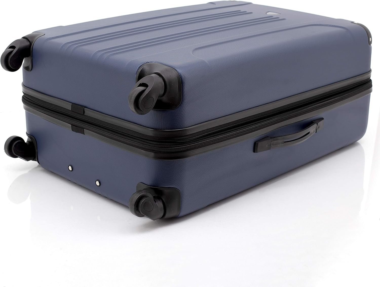 image:imageTravelers Club Chicago Hardside Expandable Spinner Luggage Apple Butter 5 Piece SetNavy Blue