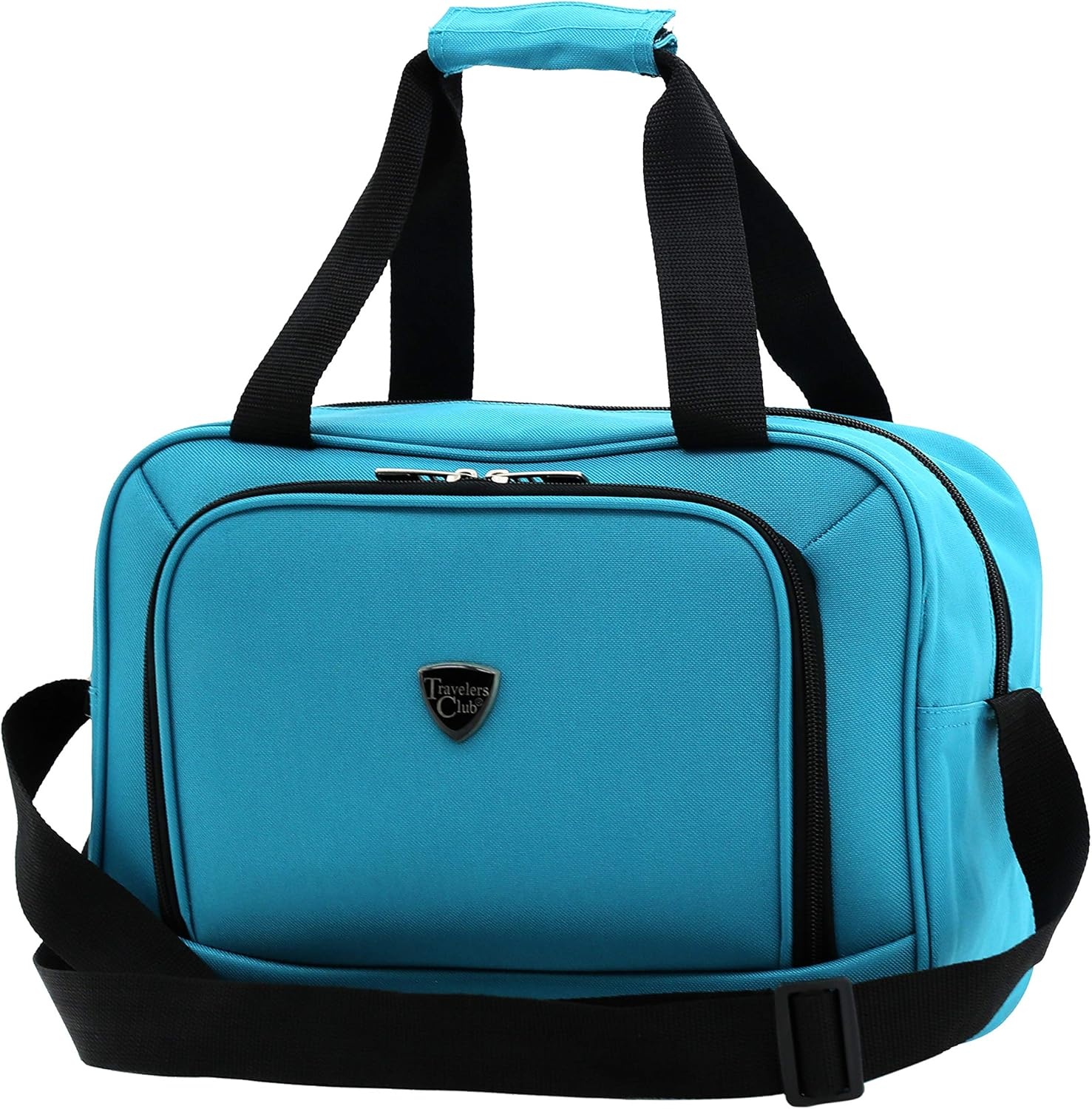 image:imageTravelers Club Chicago Hardside Expandable Spinner Luggage Apple Butter 5 Piece SetTeal