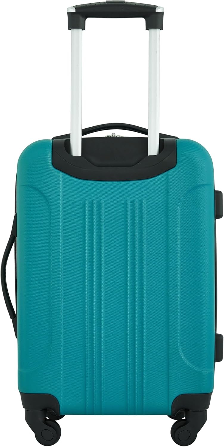 image:imageTravelers Club Chicago Hardside Expandable Spinner Luggage Apple Butter 5 Piece SetTeal