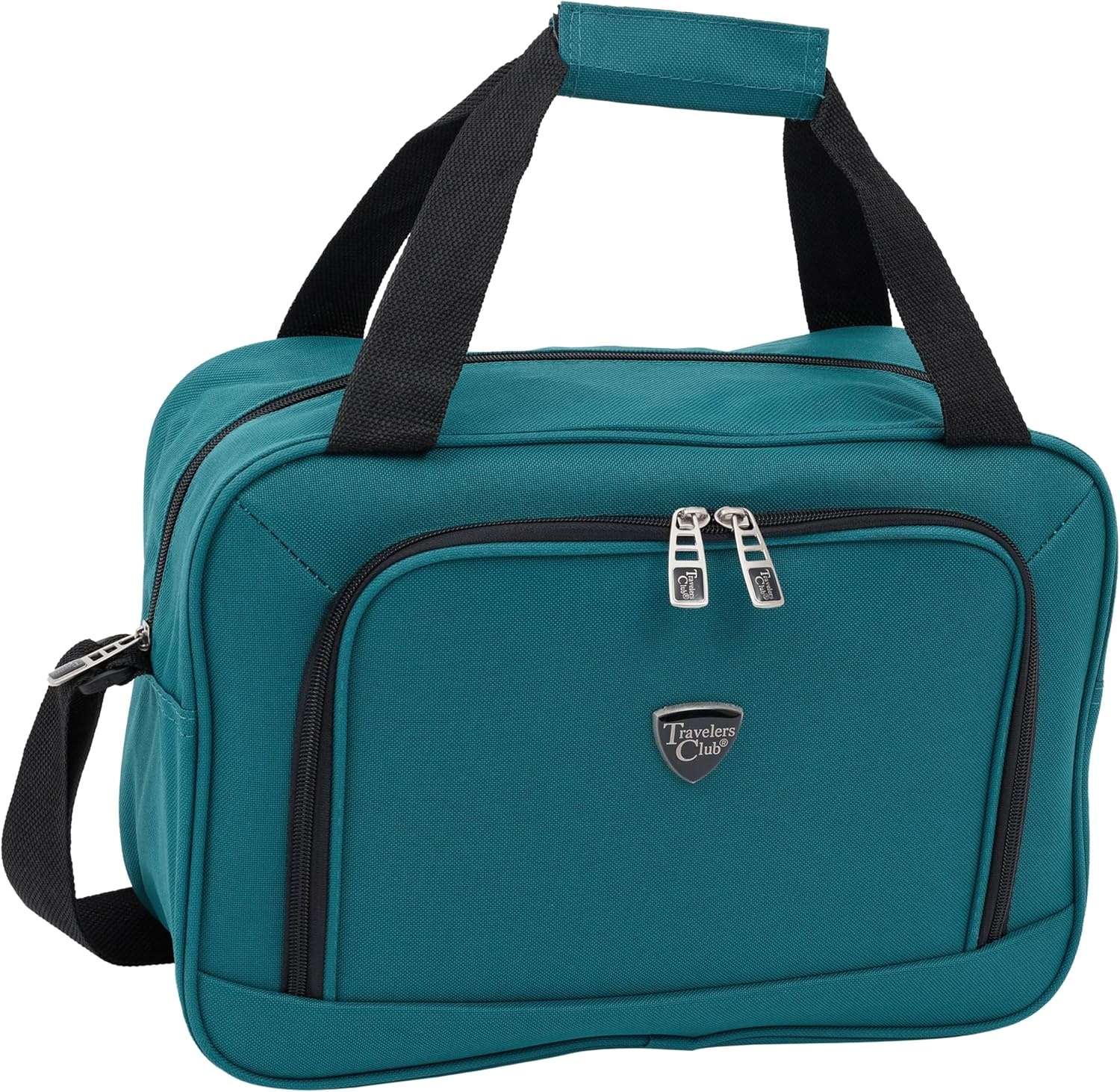 image:imageTravelers Club Chicago Hardside Expandable Spinner Luggage Apple Butter 5 Piece SetTeal