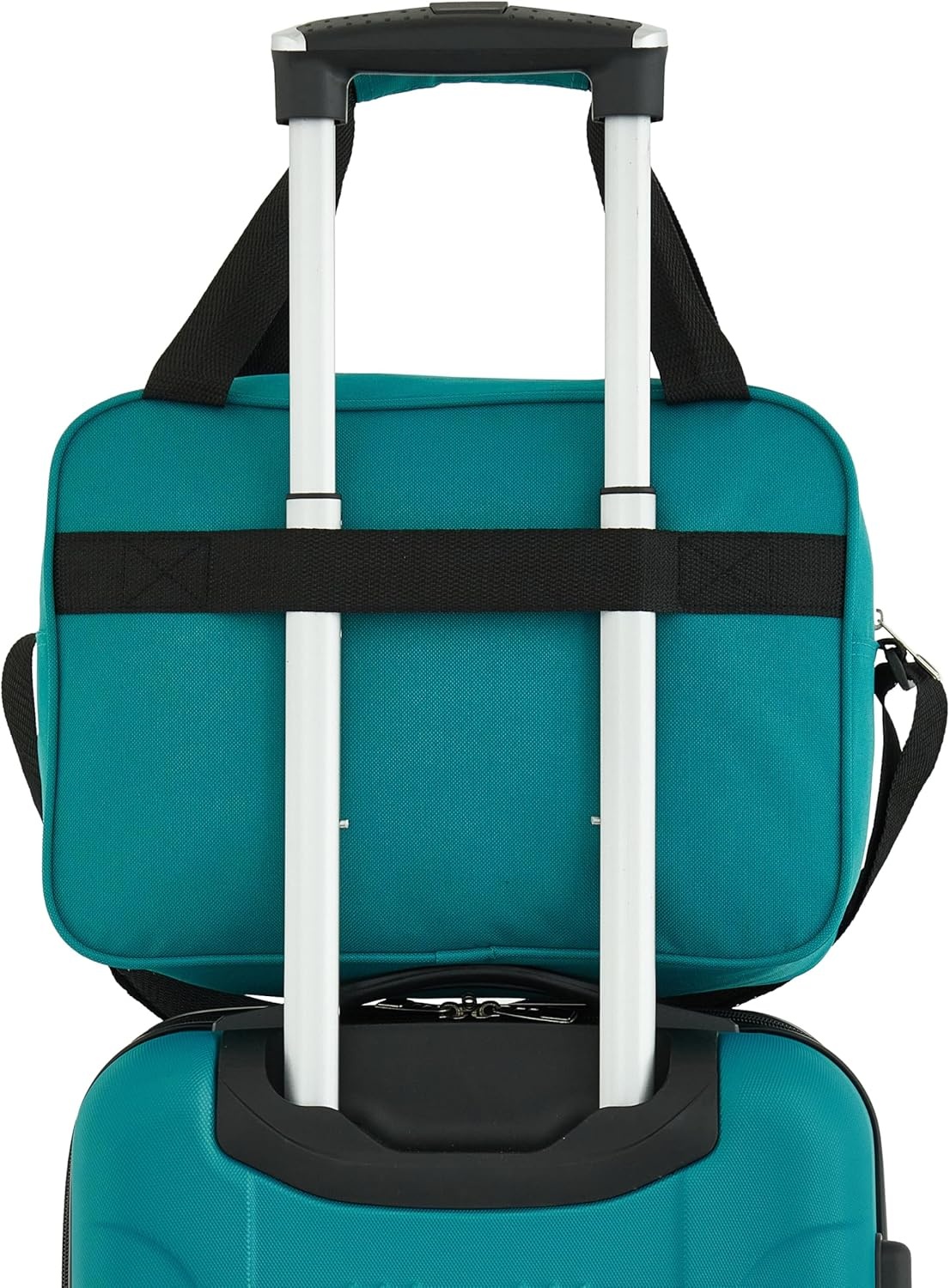 image:imageTravelers Club Chicago Hardside Expandable Spinner Luggage Apple Butter 5 Piece SetTeal