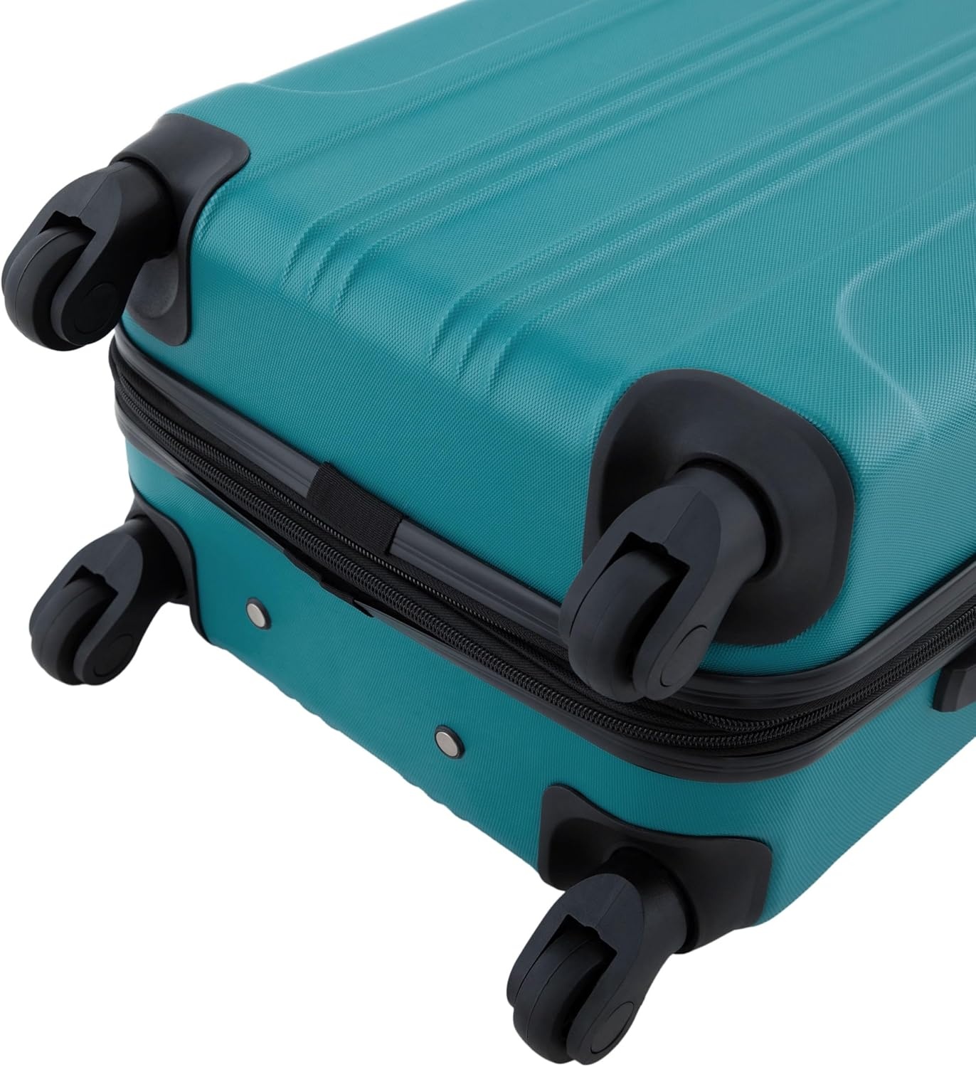 image:imageTravelers Club Chicago Hardside Expandable Spinner Luggage Apple Butter 5 Piece SetTeal