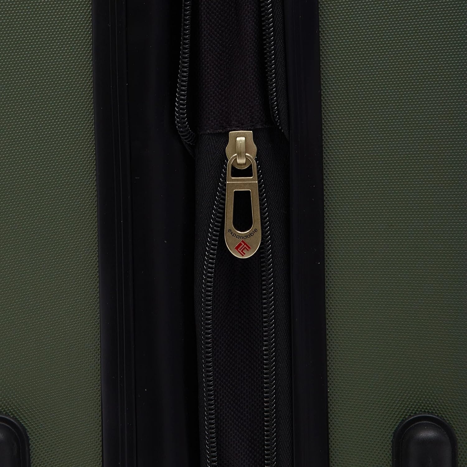 image:imageTravelers Club Chicago Hardside Expandable Spinner Luggage Apple Butter 5 Piece SetThyme Green