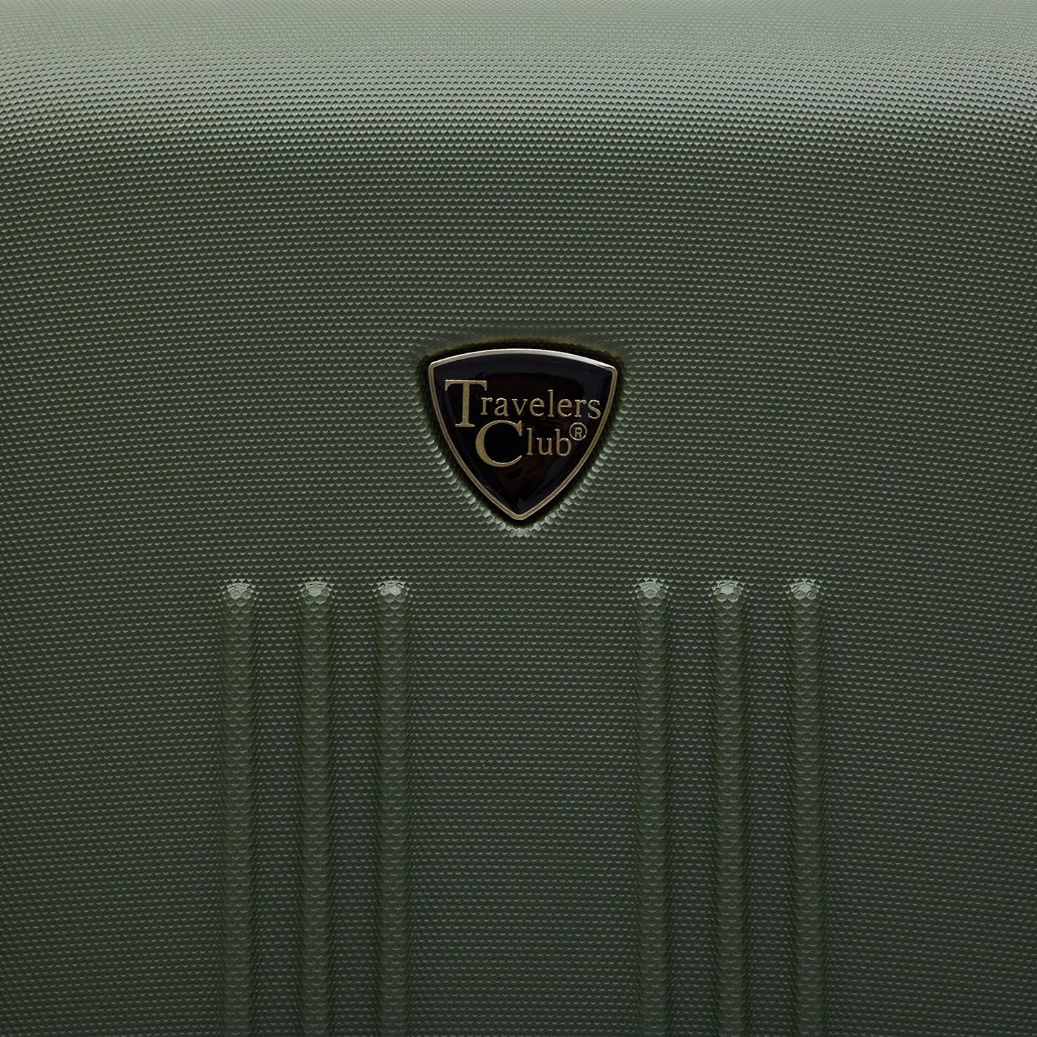 image:imageTravelers Club Chicago Hardside Expandable Spinner Luggage Apple Butter 5 Piece SetThyme Green