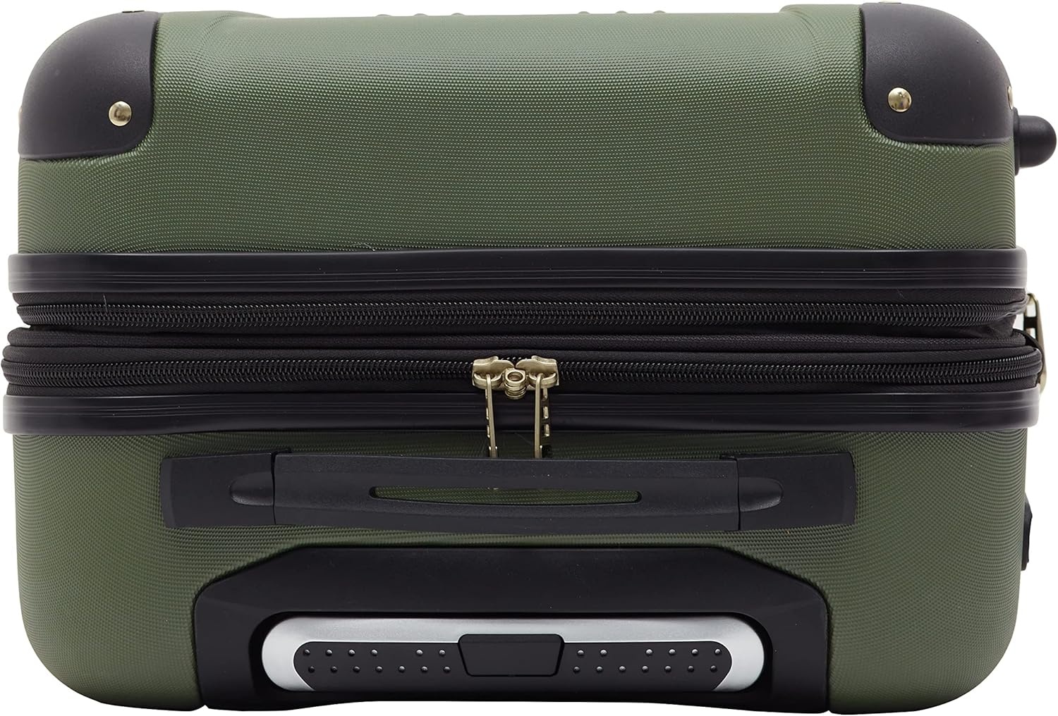 image:imageTravelers Club Chicago Hardside Expandable Spinner Luggage Apple Butter 5 Piece SetThyme Green