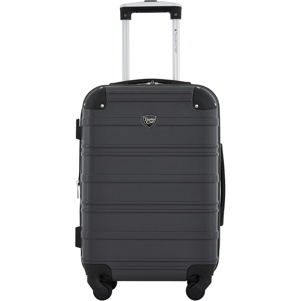image:imageTravelers Club Chicago Hardside Expandable Spinner Luggage Apple Butter 5 Piece SetBlackened Pearl