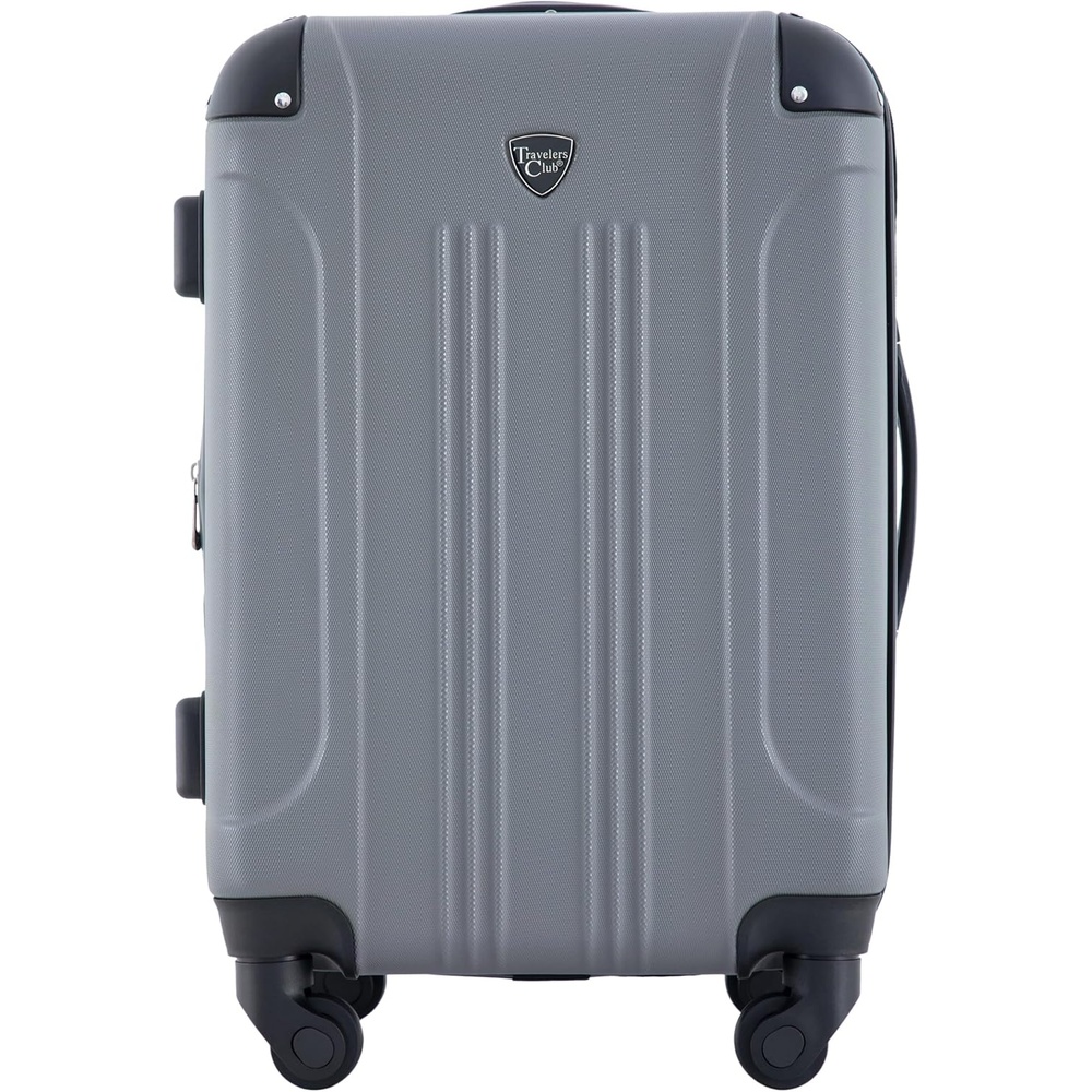 image:imageTravelers Club Chicago Hardside Expandable Spinner Luggage Apple Butter 5 Piece SetCharcoal