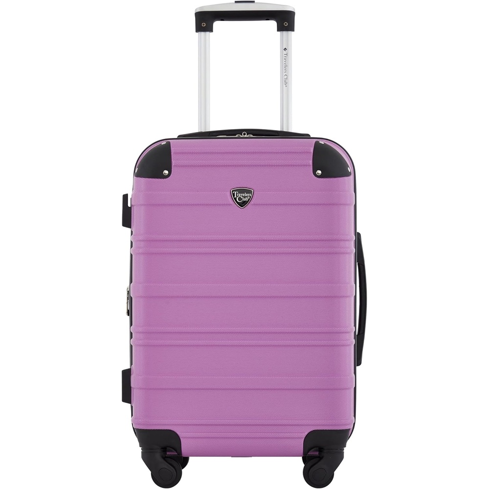 image:imageTravelers Club Chicago Hardside Expandable Spinner Luggage Apple Butter 5 Piece SetMulberry