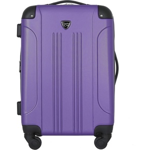 image:imageTravelers Club Chicago Hardside Expandable Spinner Luggage Apple Butter 5 Piece SetPurple