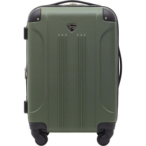 image:imageTravelers Club Chicago Hardside Expandable Spinner Luggage Apple Butter 5 Piece SetThyme Green