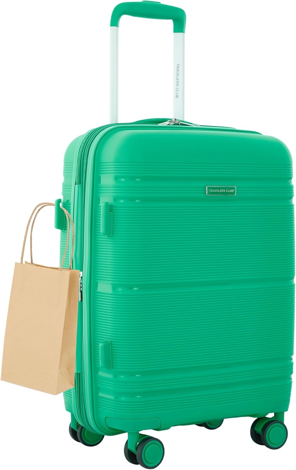 image:imageTravelers Club Astralnaut Hardside Expandable Spinner Luggage Mint 20 CarryOnMint