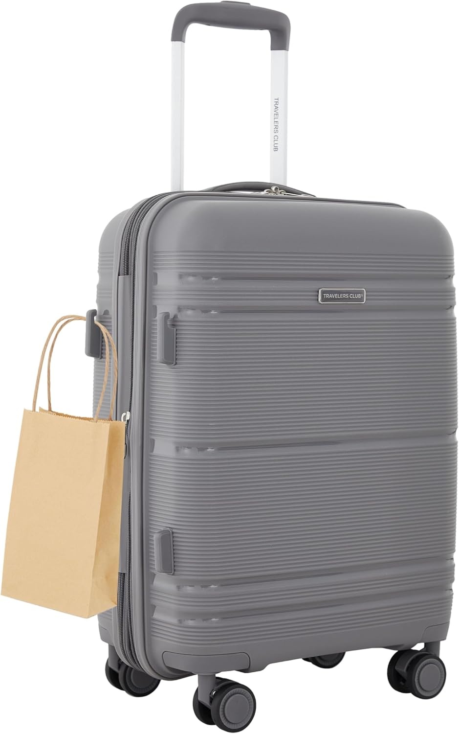 image:imageTravelers Club Astralnaut Hardside Expandable Spinner Luggage Mint 20 CarryOnQuiet Shade