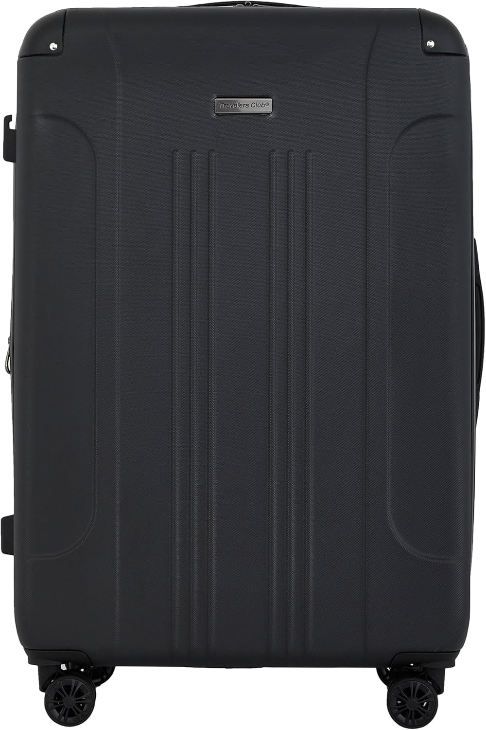 image:imageTravelers Club Chicago Plus Hardside Luggage Mauve 20 CarryOnBlack