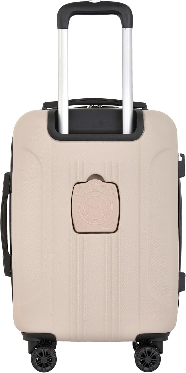 image:imageTravelers Club Chicago Plus Hardside Luggage Mauve 20 CarryOnMushroom