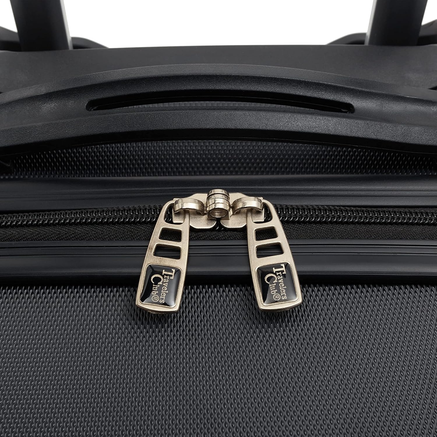 image:imageTravelers Club Cosmo Luggage Silver2 Piece Set 2820Black