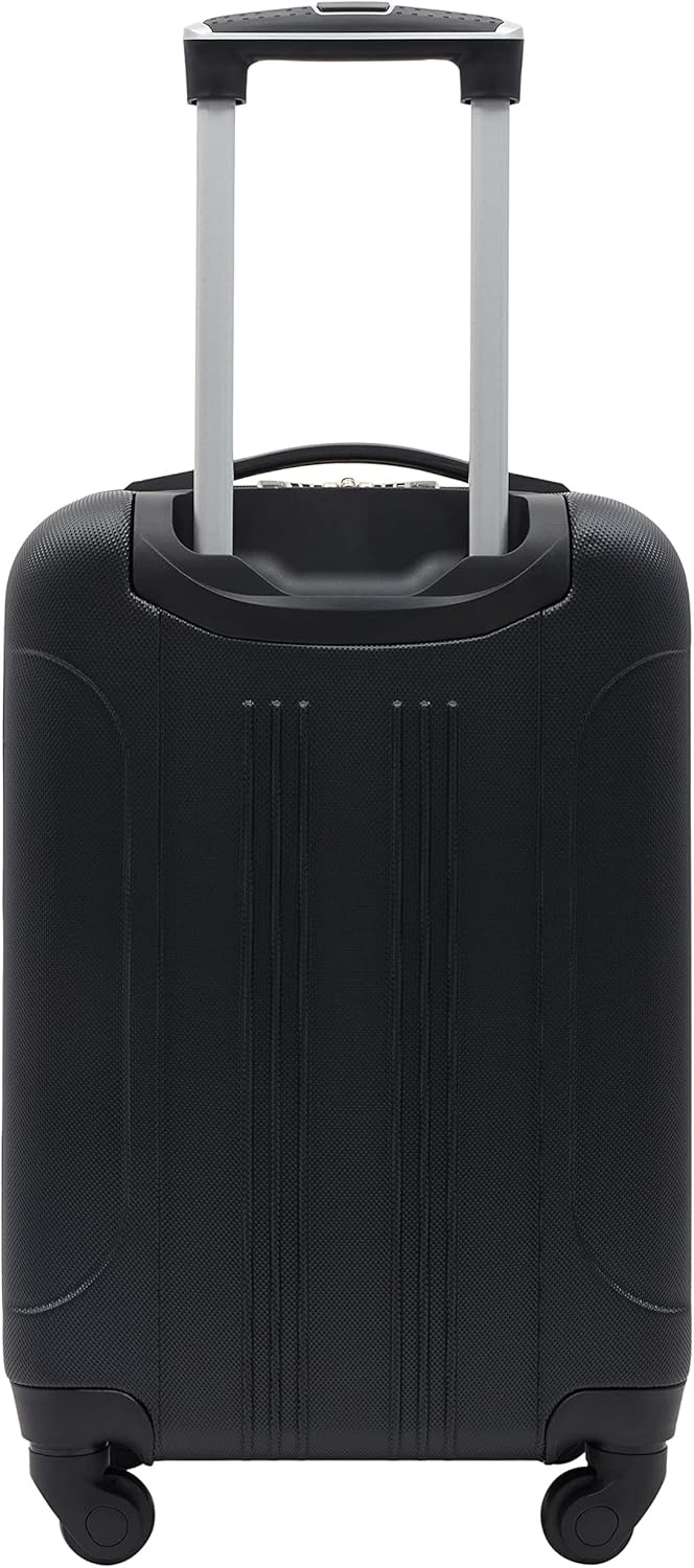 image:imageTravelers Club Cosmo Luggage Silver2 Piece Set 2820Black