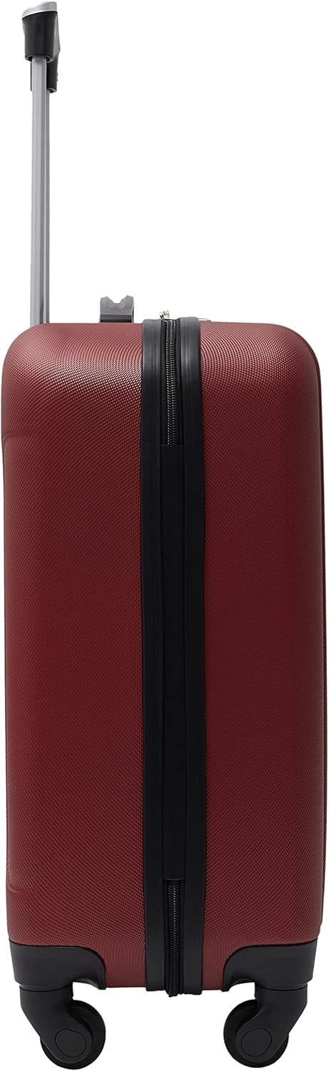 image:imageTravelers Club Cosmo Luggage Silver2 Piece Set 2820Rhubarb Red