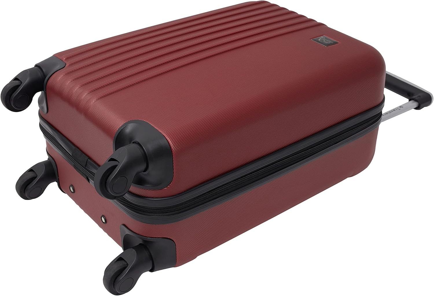 image:imageTravelers Club Cosmo Luggage Silver2 Piece Set 2820Rhubarb Red