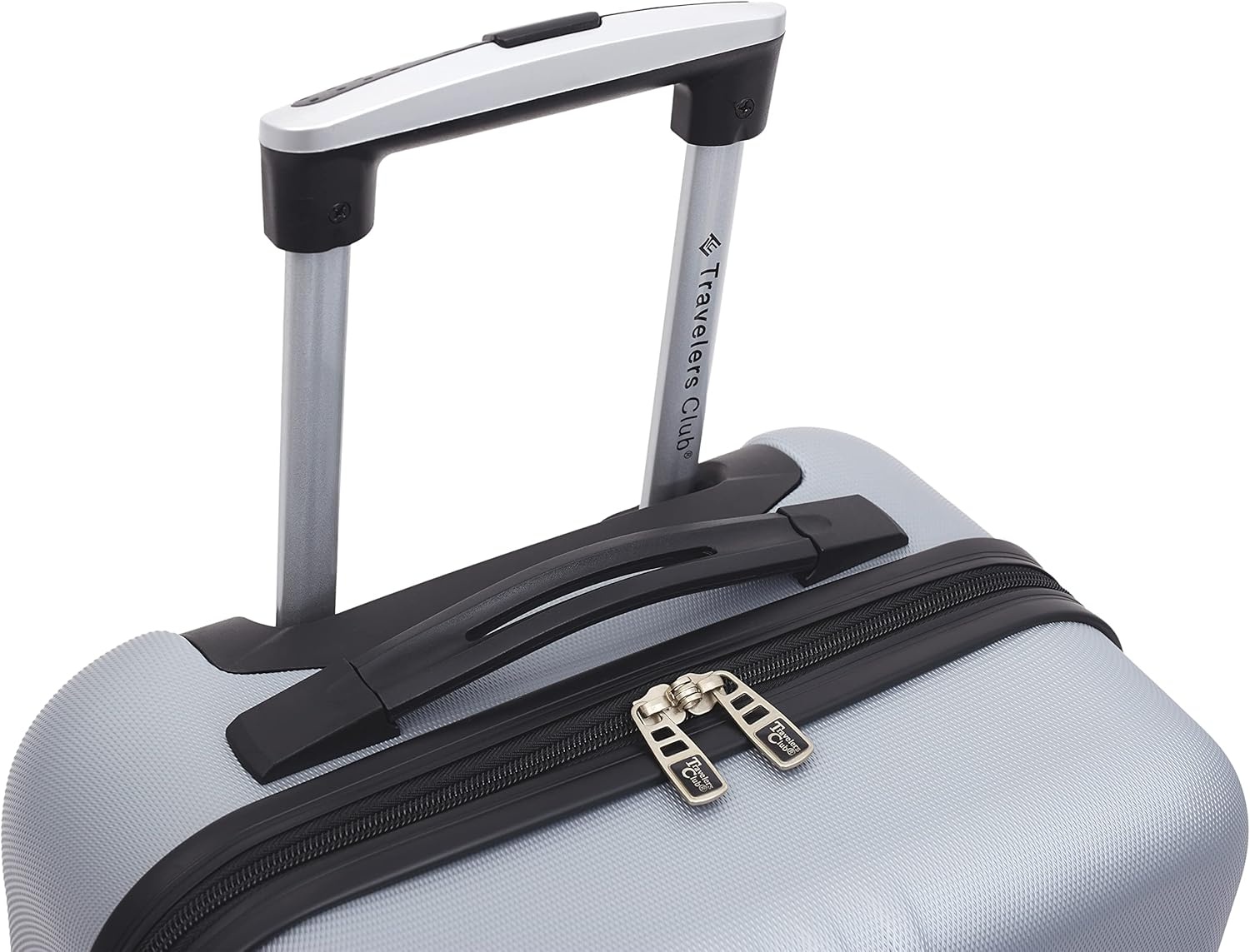 image:imageTravelers Club Cosmo Luggage Silver2 Piece Set 2820Silver