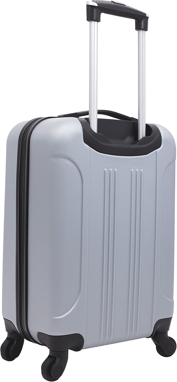 image:imageTravelers Club Cosmo Luggage Silver2 Piece Set 2820Silver