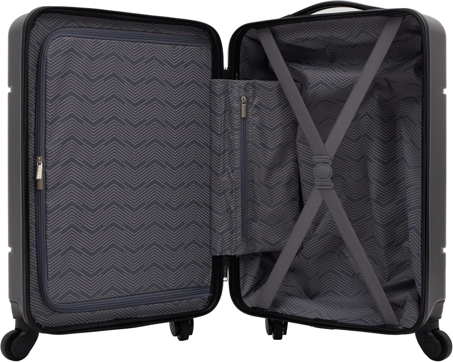 image:imageTravelers Club Skyline 22 CarryOn Spinner Luggage Skyline BlueBlack