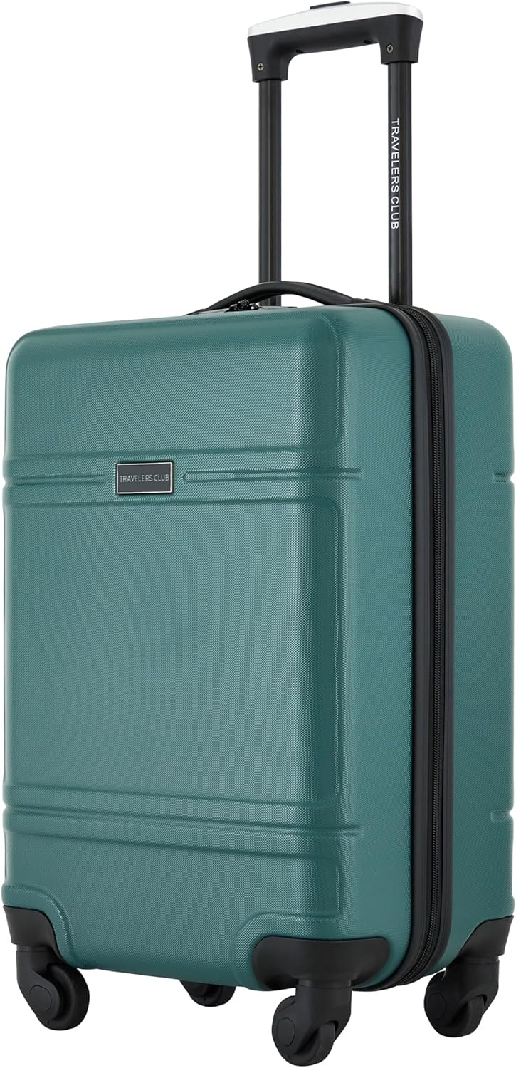 image:imageTravelers Club Skyline 22 CarryOn Spinner Luggage Skyline BlueRain Forest