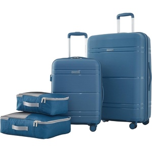 image:imageTravelers Club Astralnaut Hardside Expandable Spinner Luggage Mint 20 CarryOnBluesteel
